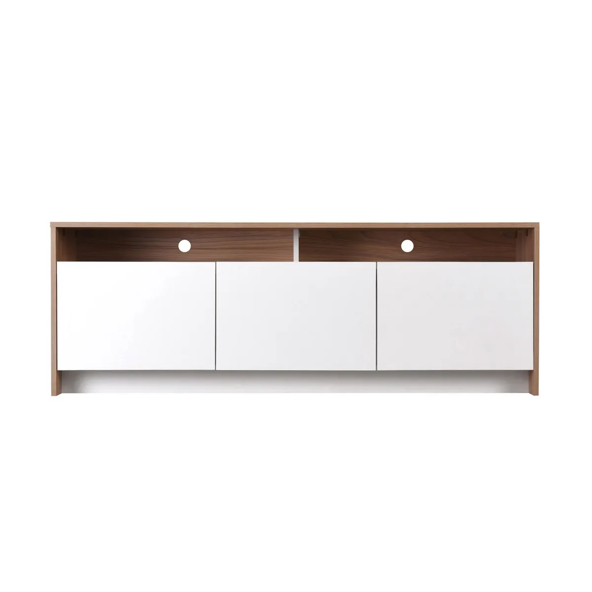 CIC - Rack Bajo Colbun 60" 2 Puertas 1 Cajon Olmo-Blanco Cic