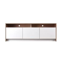 Rack Bajo Colbun 60"" 2 Puertas 1 Cajon Olmo-Blanco