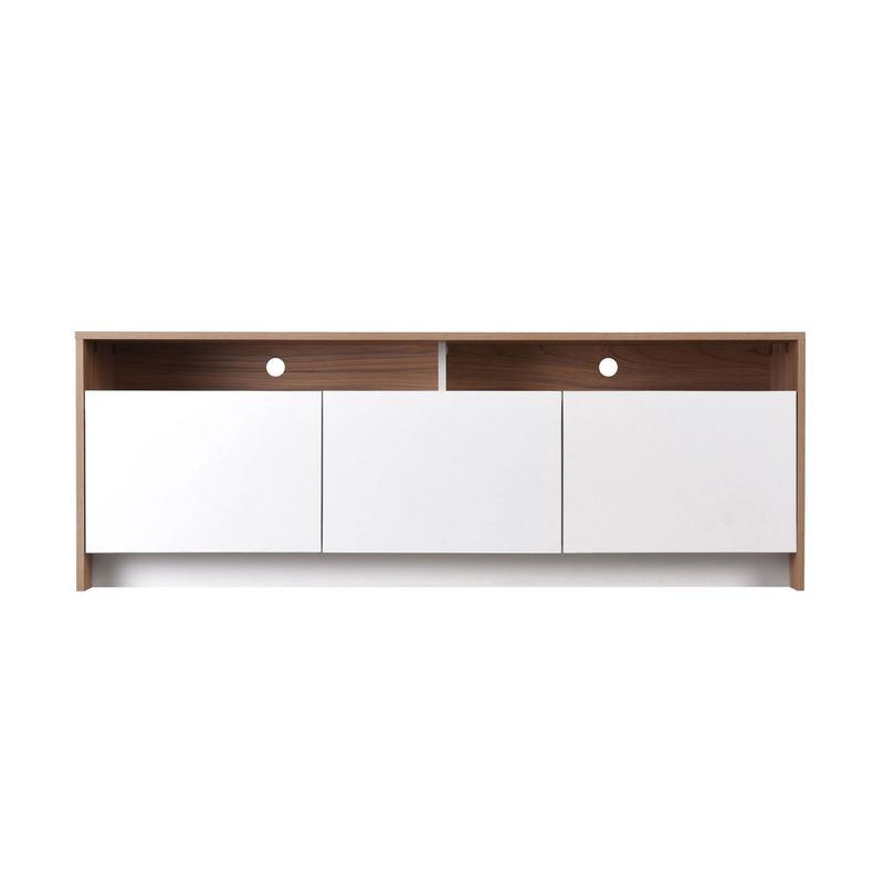 CIC - Rack Bajo Colbun 2 Puertas 1 Cajon Olmo-Blanco Cic