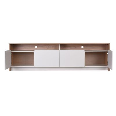 Imagen 2 del producto Rack Bajo Colbun 60"" 2 Puertas 2 Cajones Olmo-Blanco