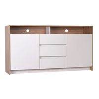 Rack Alto Colbun 70"" 2 Puertas 3 Cajones Olmo-Blanco