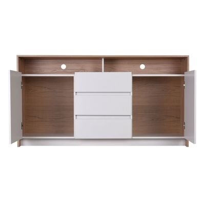 Imagen 2 del producto Rack Alto Colbun 70"" 2 Puertas 3 Cajones Olmo-Blanco