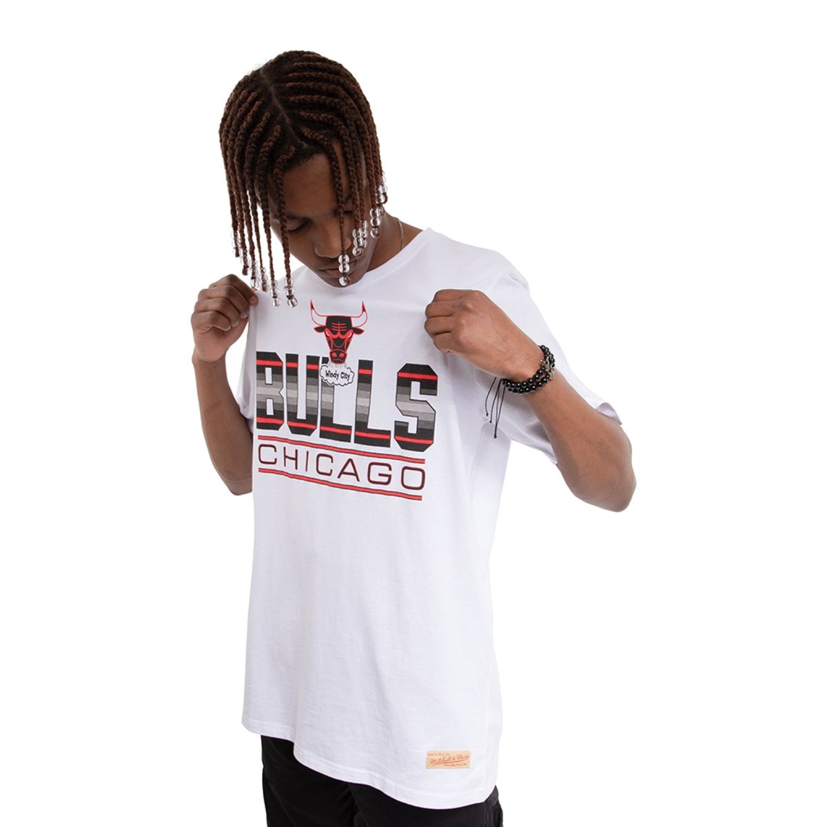 MITCHELL & NESS - Mitchell & Ness Polera Manga Corta Algodón Regular Fit Hombre