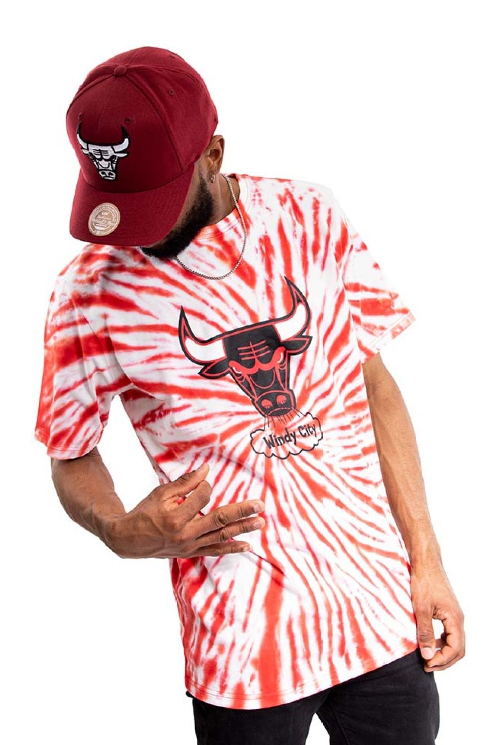 MITCHELL & NESS - Polera Manga Corta Algodón Regular Fit Hombre Mitchell & Ness