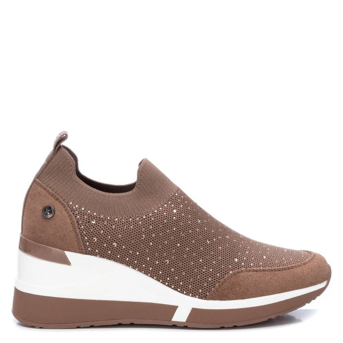 XTI - Zapatilla Urbana Mujer Taupe Xti