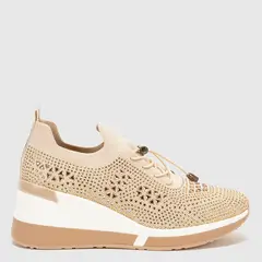 XTI - Zapatilla Urbana Mujer Beige