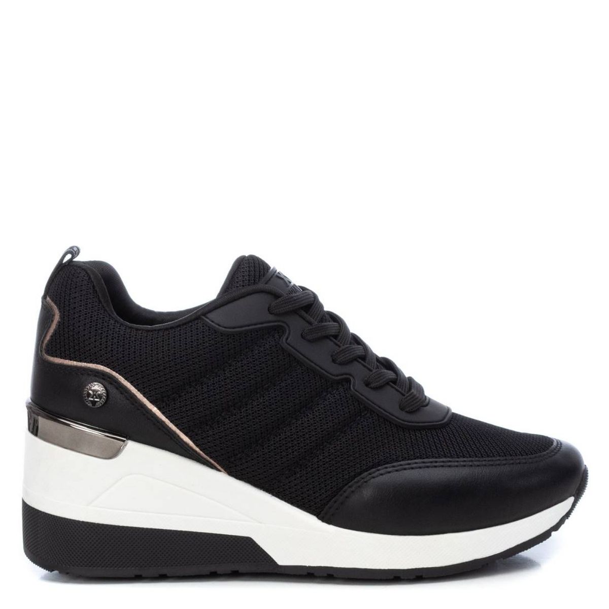 XTI - Zapatilla Urbana Mujer Negro Xti