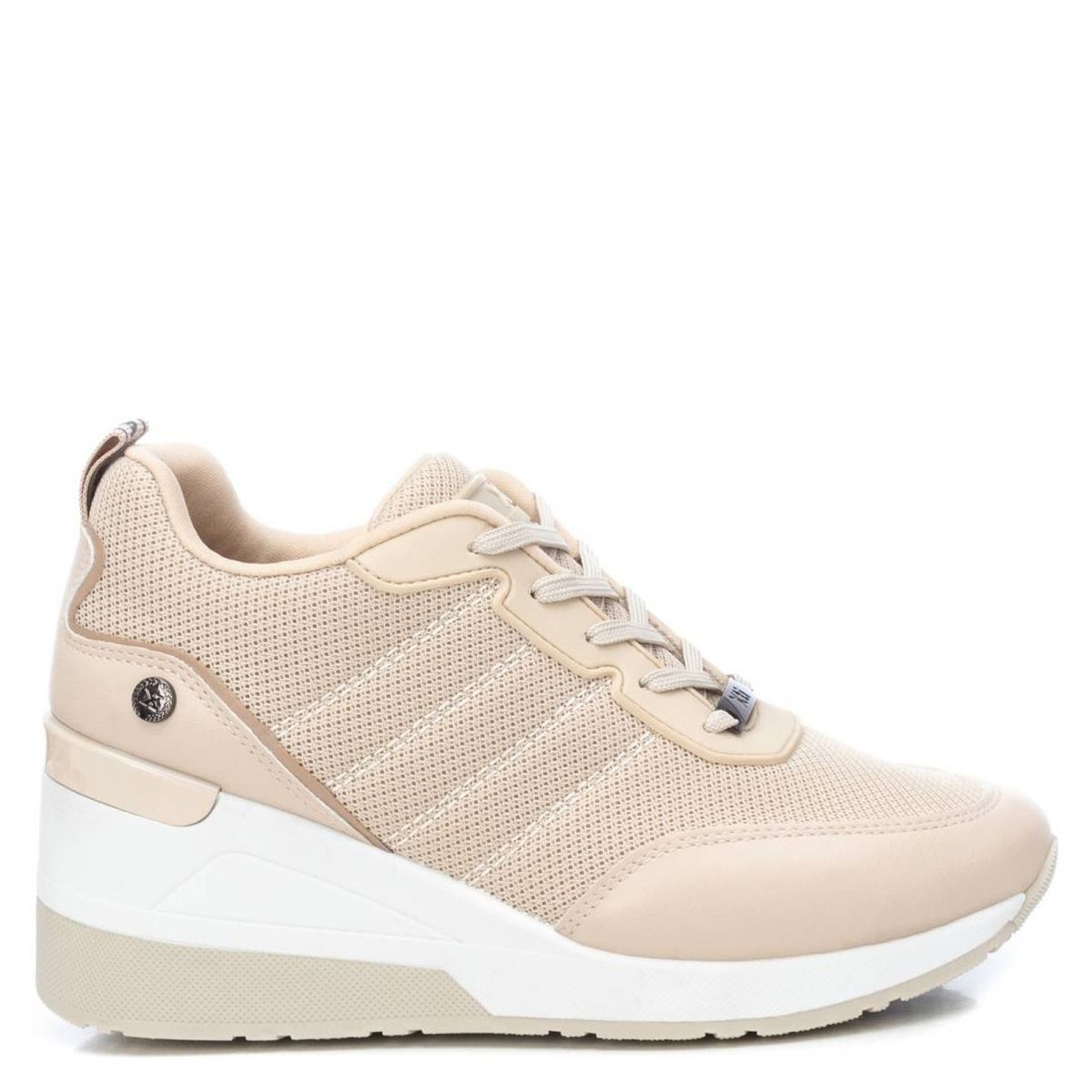 XTI - Zapatilla Urbana Mujer Beige Xti
