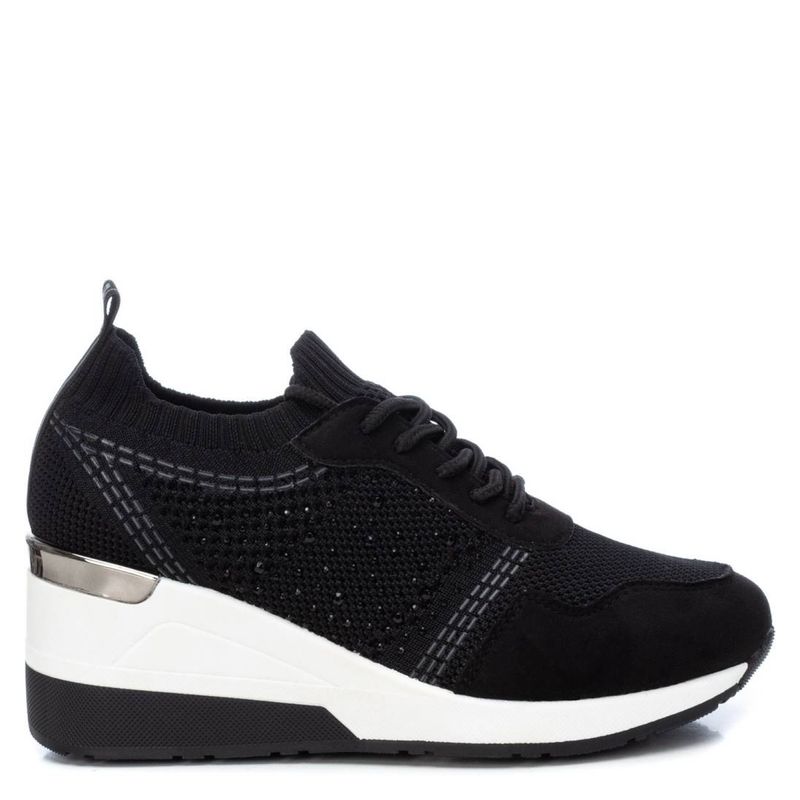 XTI - Zapatilla Urbana Mujer Negro Xti