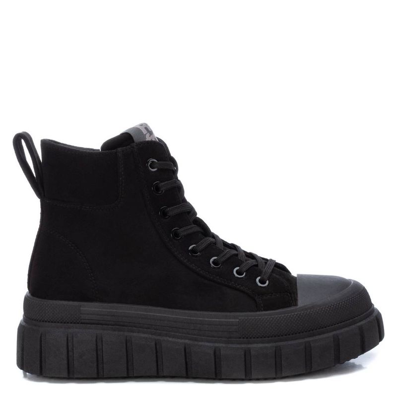 XTI - Zapatilla Urbana Alto Mujer Negro Xti