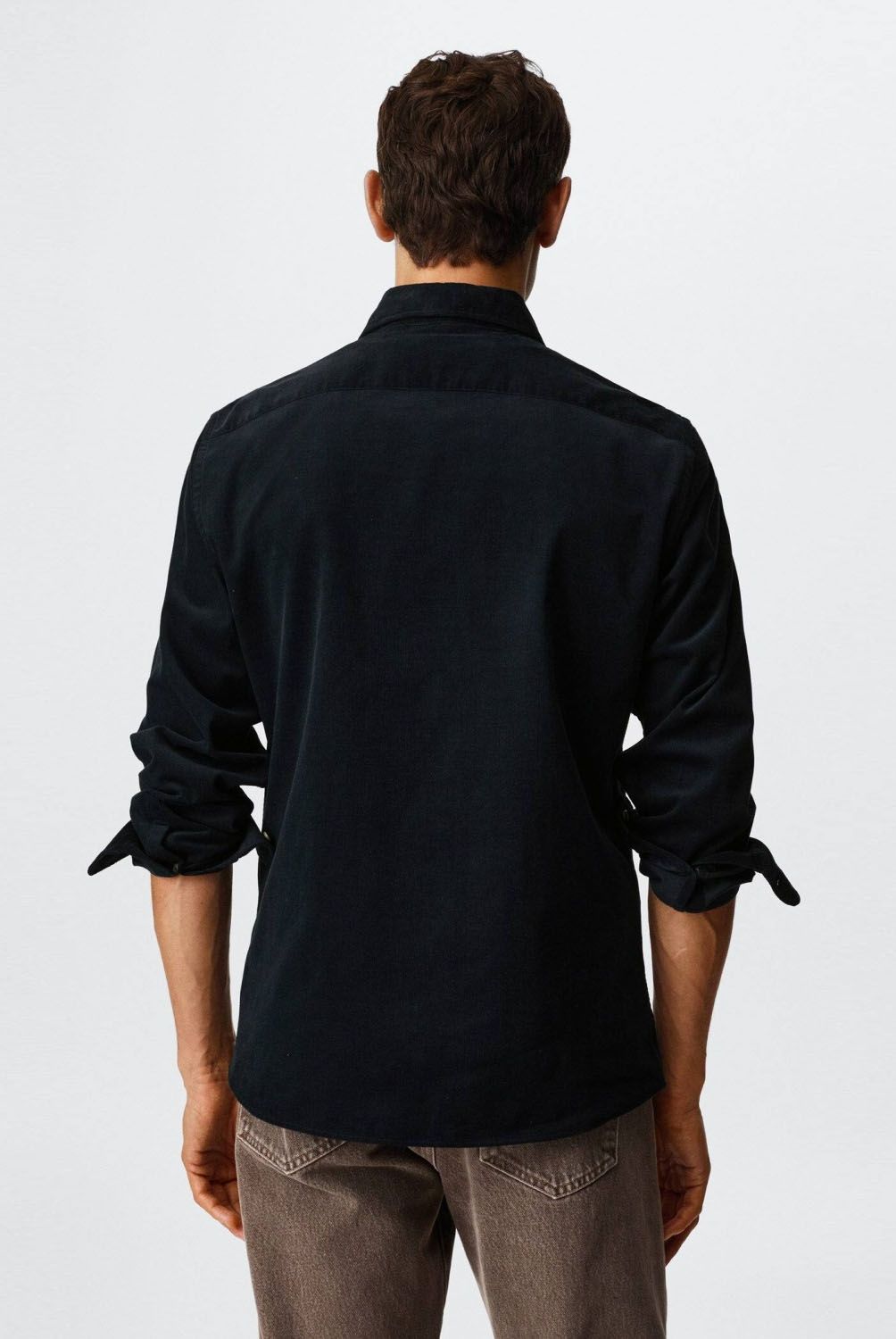 MANGO MAN - Mango Man Camisa Regular Fit Micropana Hombre
