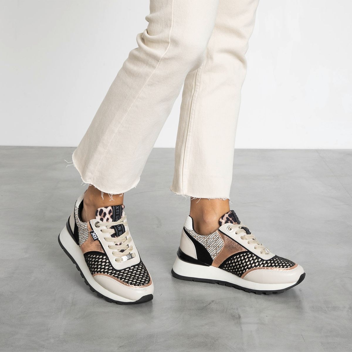 XTI - Zapatilla Urbana Mujer Blanco Xti