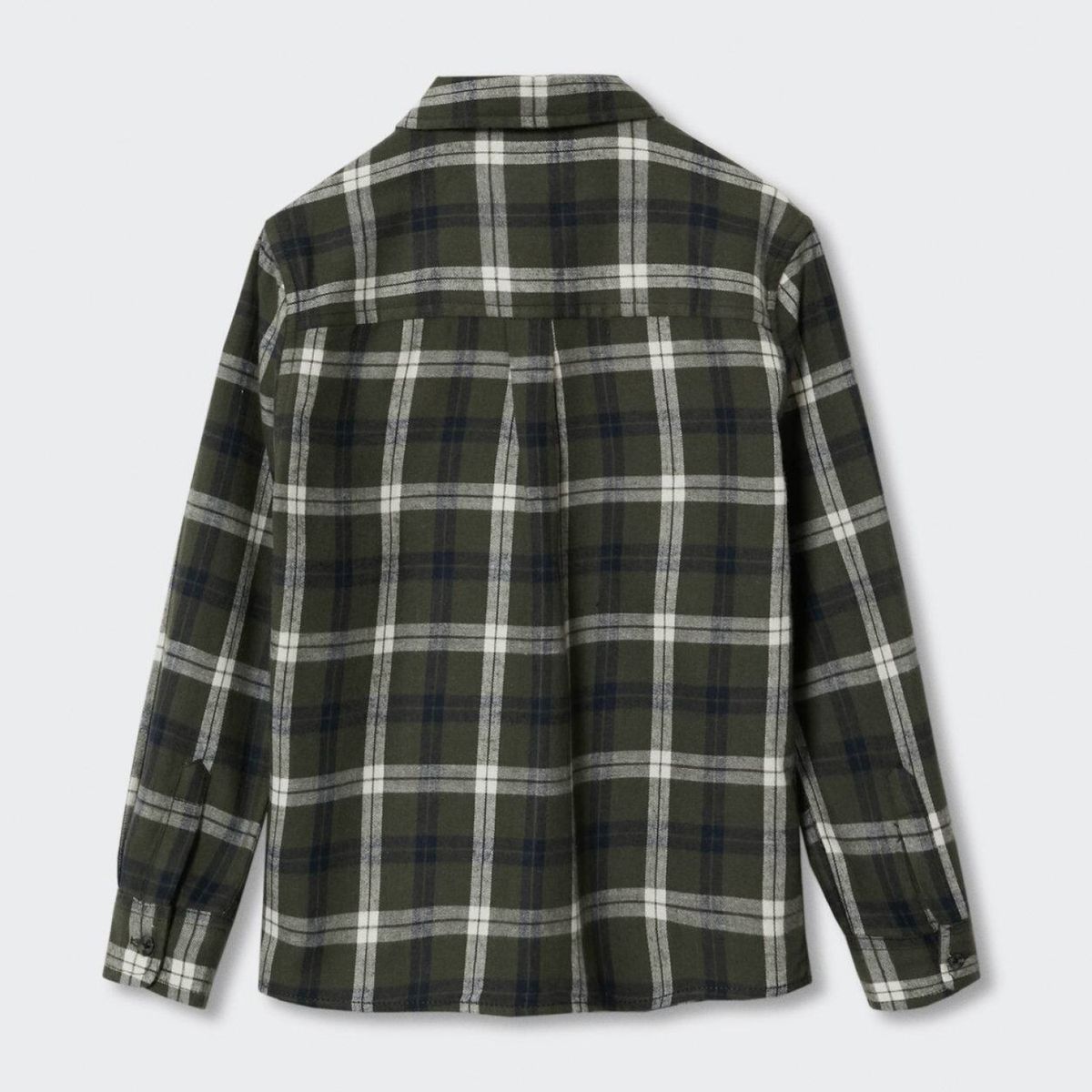 MANGO KIDS - Camisa Algodón Cuadros Niño Mango Kids