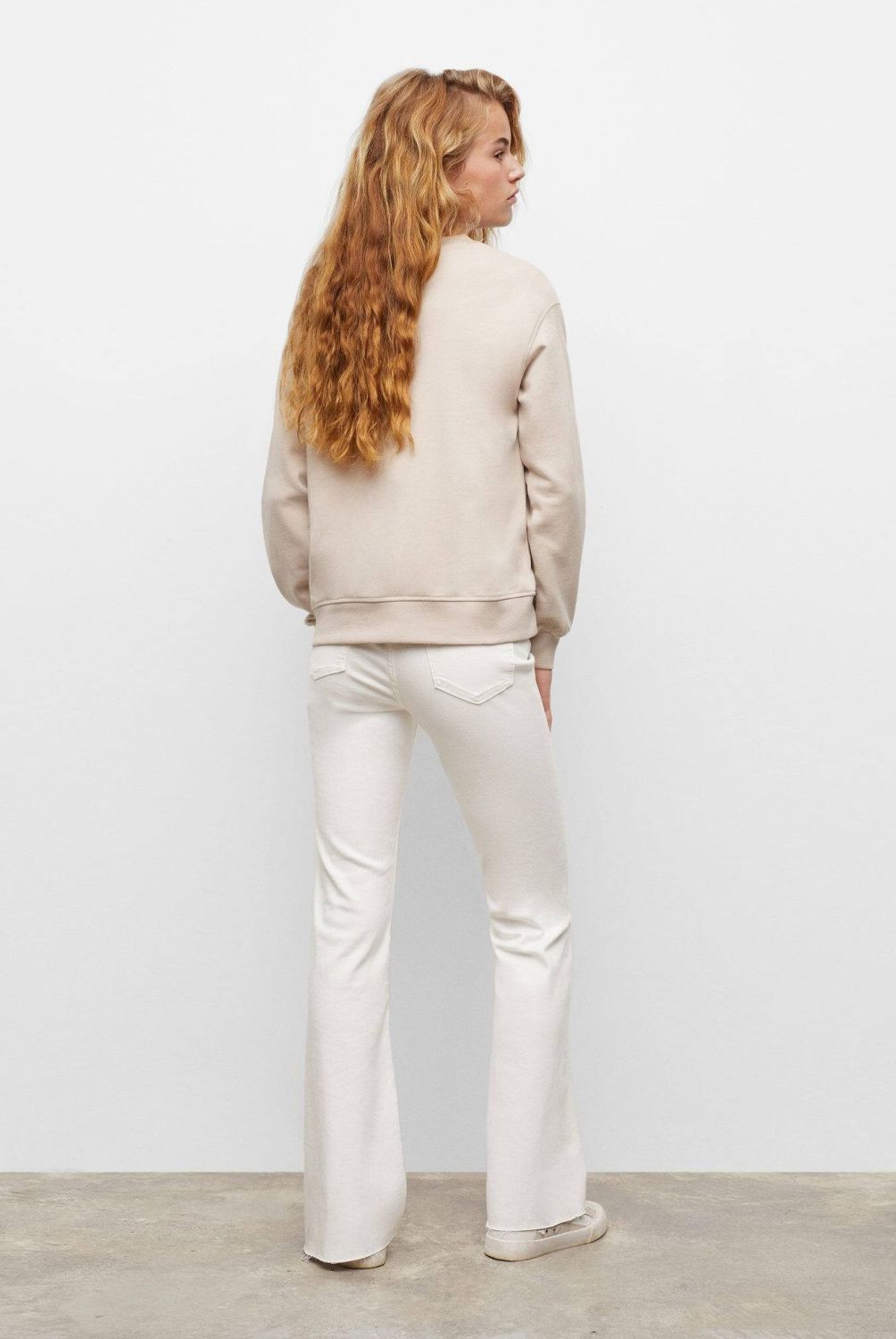 MANGO TEEN - Mango Teens  Sudadera Mensaje Textura Niña