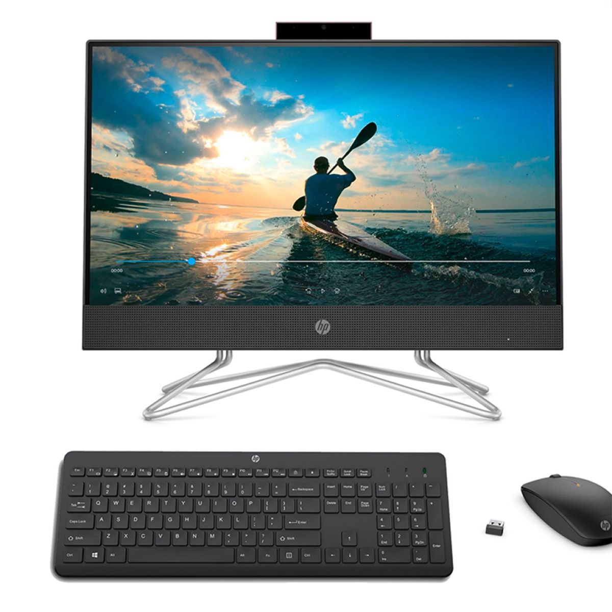 HP - Computador Intel Core i3 8Gb RAM 512Gb SSD 23,8" FHD + Teclado y Mouse USB HP