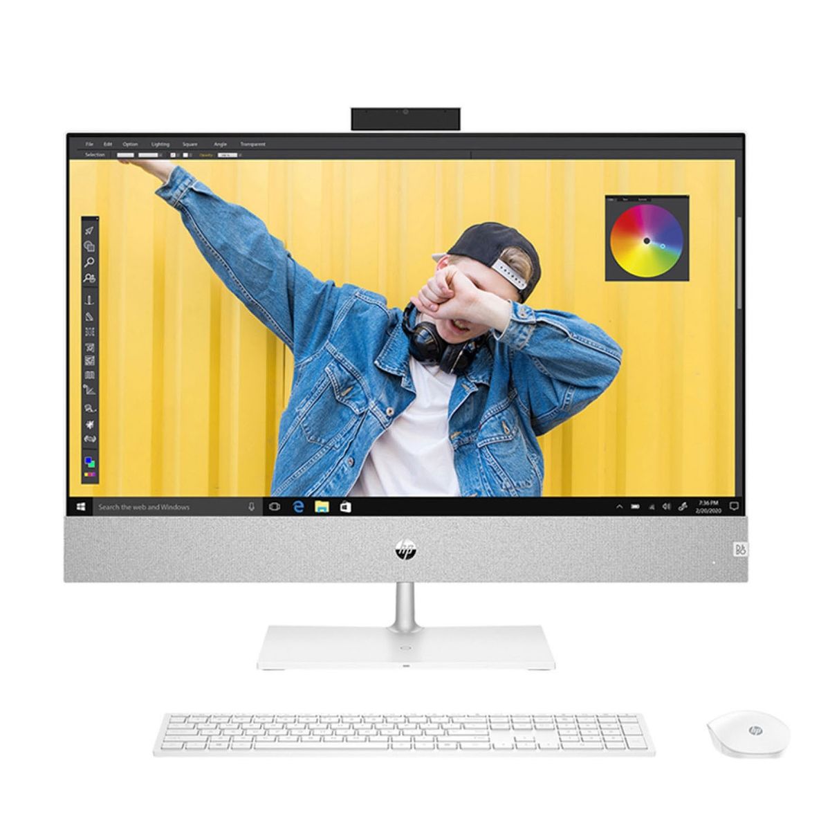 HP - Computador HP Pavilion AMD Ryzen 5 8GB RAM 512GB SSD 27" Full HD