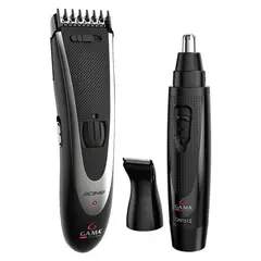 GAMA - Trimmer + Clipp Cortapelo Negro