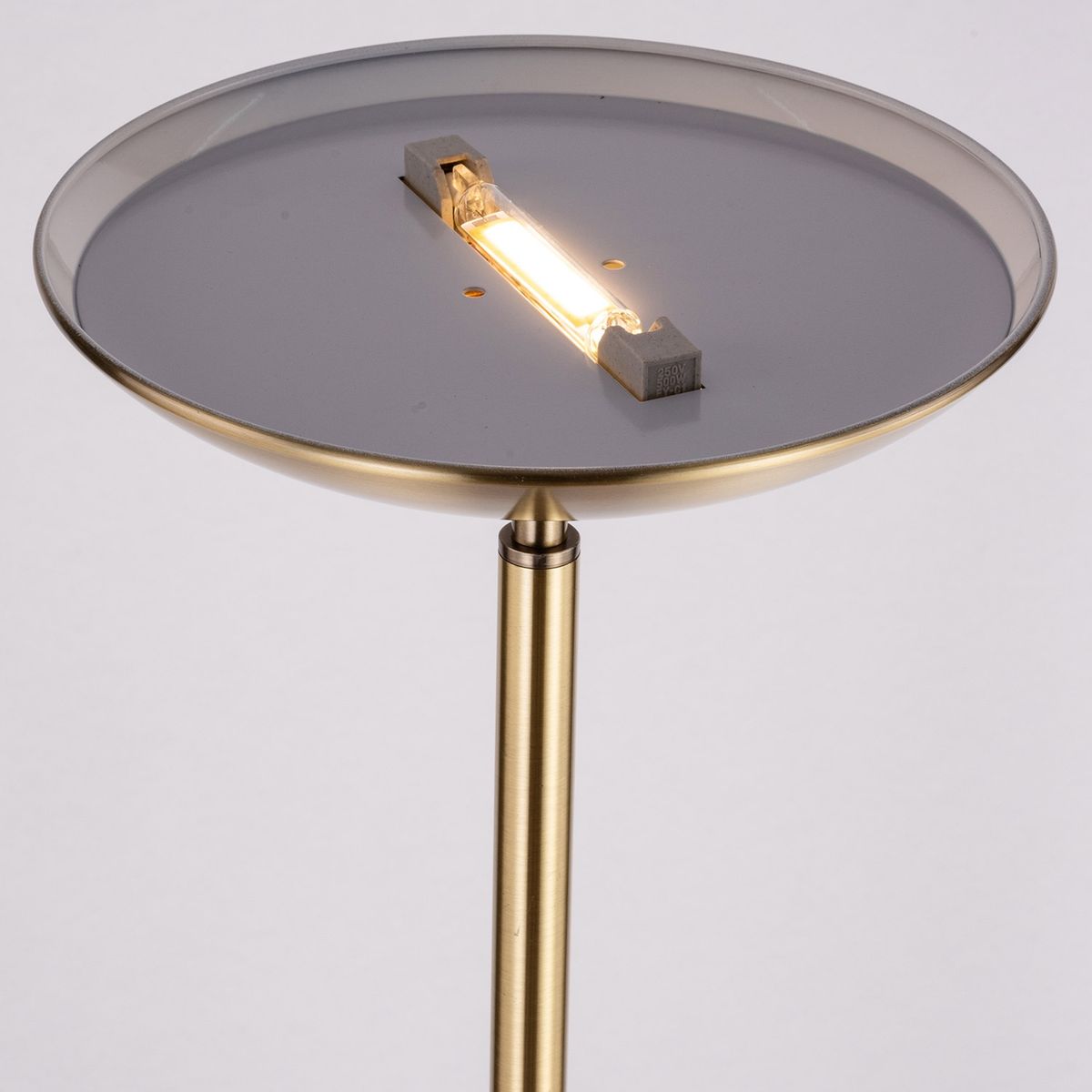 DISEÑO 3 - Lámpara Pie Led Antorcha Bronce Diseño 3