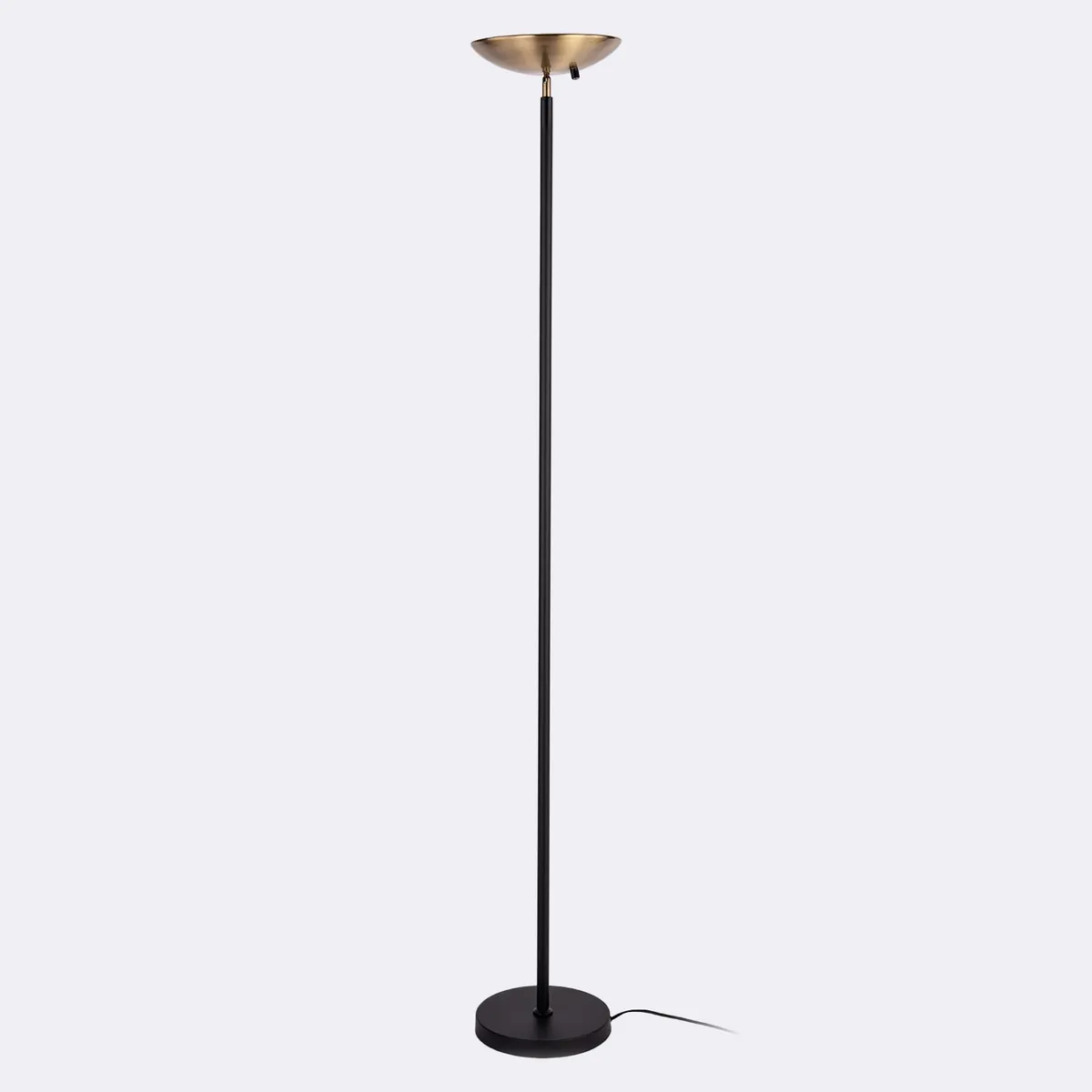 DISEÑO 3 - Lámpara Pie Led Antorcha Mix Bronce Diseño 3