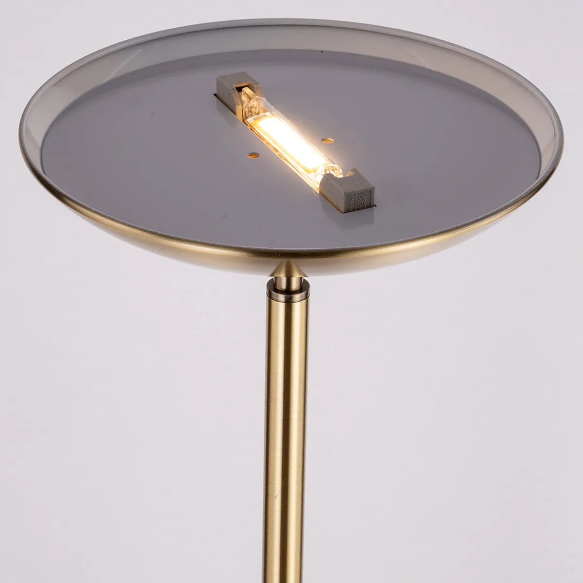 DISEÑO 3 - Lámpara Pie Led Antorcha Mix Bronce Diseño 3