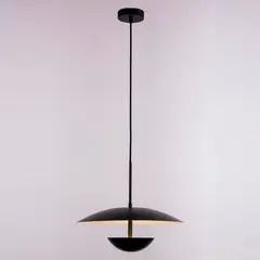 DISEÑO 3 - Lámpara Colgar Eclipse Led Negra