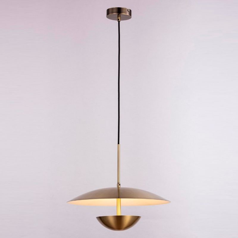 DISEÑO 3 - Lámpara Colgar Eclipse Led Bronce Diseño 3