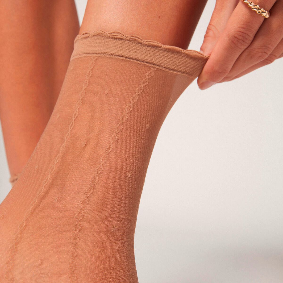 CALZEDONIA - Calcetines Cortos Poliamida Mujer Calzedonia