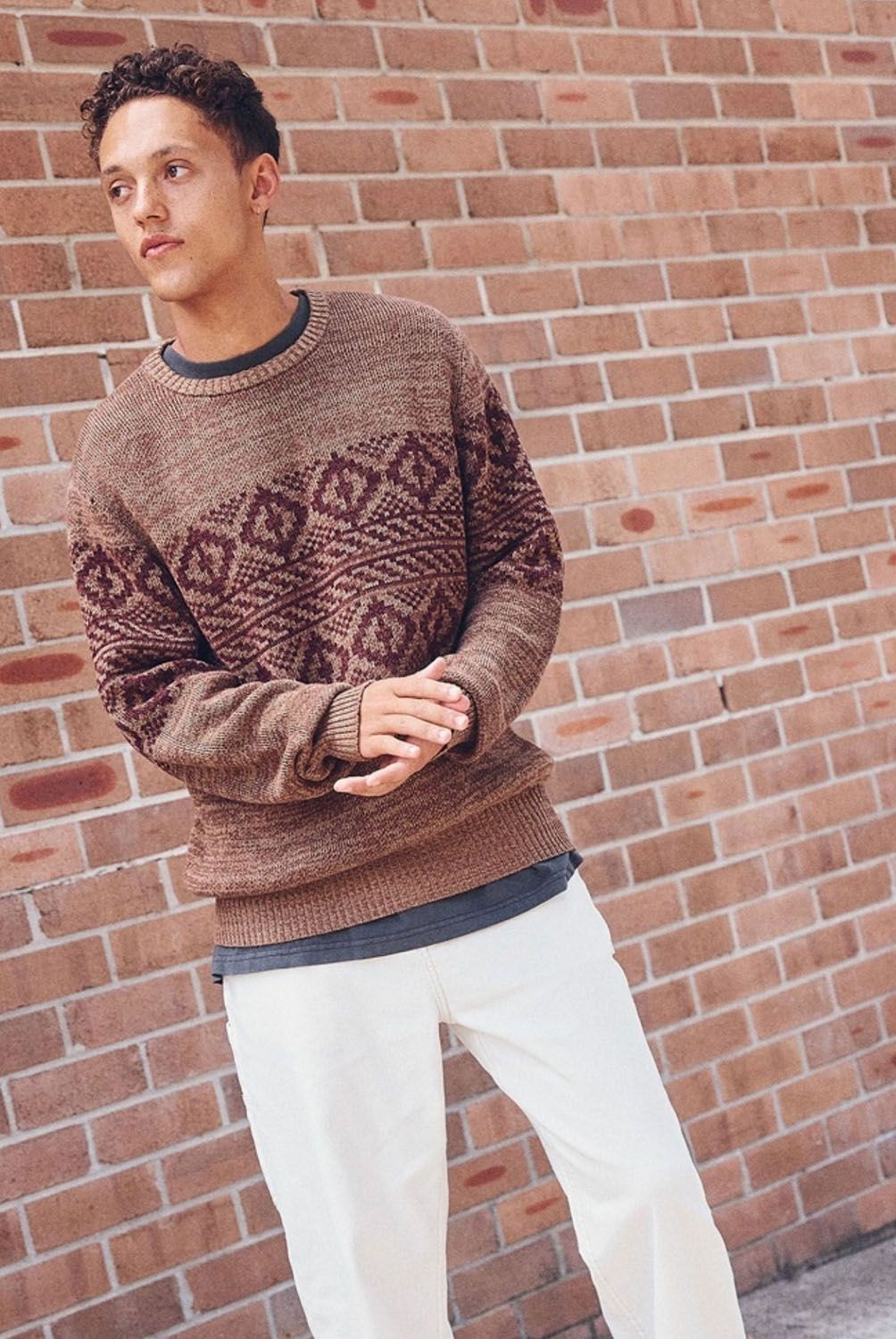 COTTON ON - Sweater Vintage Hombre Cotton On