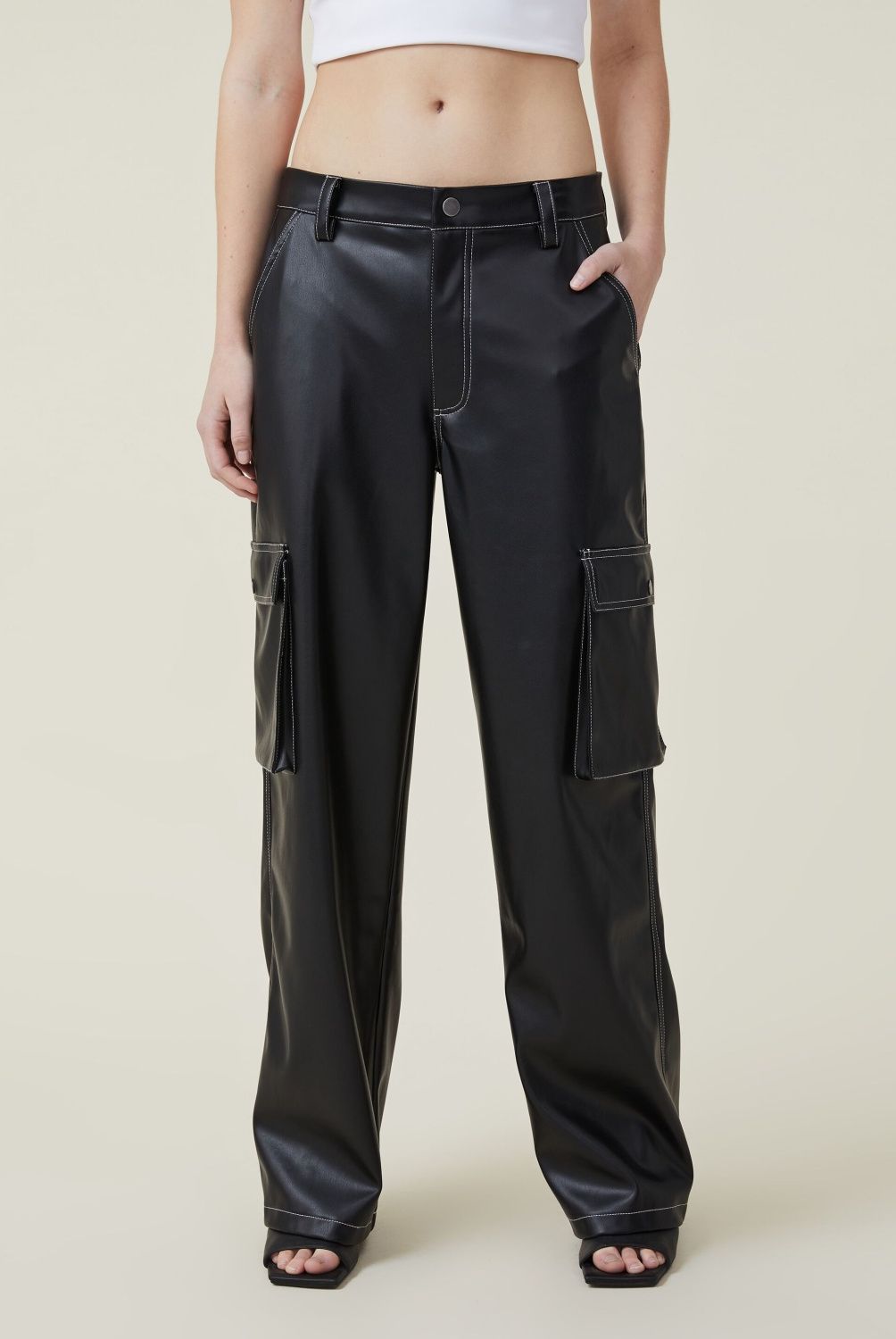 COTTON ON - Pantalón Cargo Mujer Cotton On