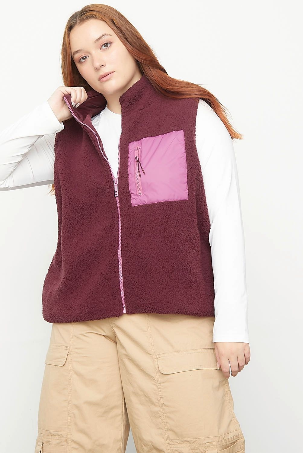 COTTON ON - Polerón Sherpa Curve Mujer Cotton On