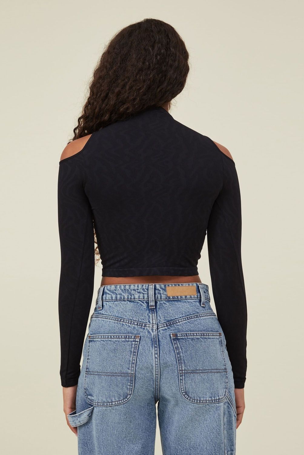 COTTON ON - Cotton On Crop Top Manga Larga Cut Out Mujer