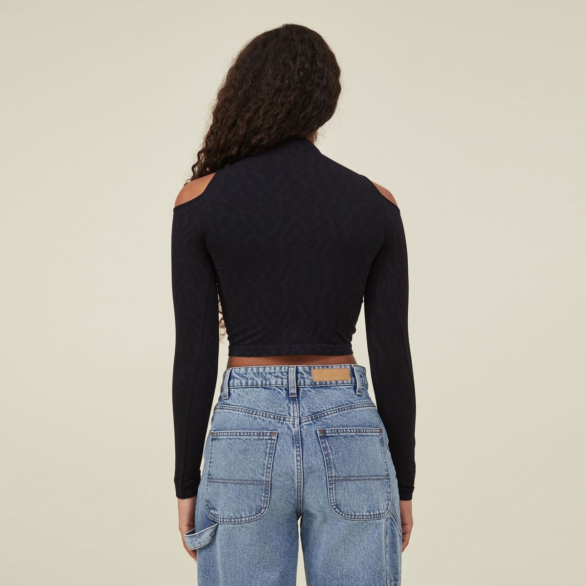 COTTON ON - Cotton On Crop Top Manga Larga Cut Out Mujer