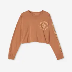 COTTON ON - Polera Manga Larga Algodón Niña