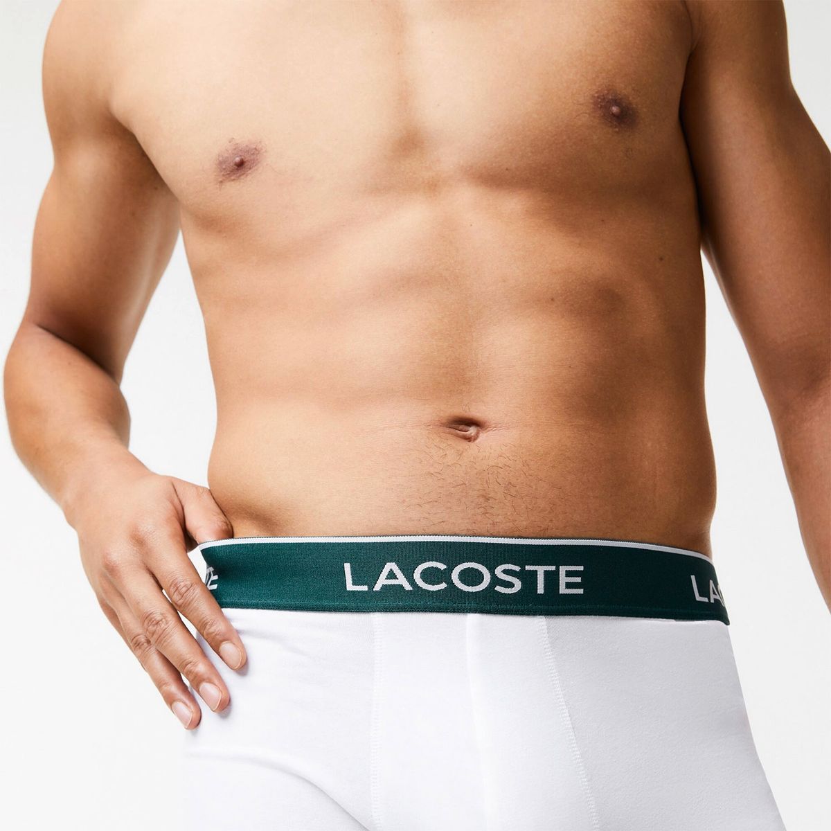 LACOSTE - Lacoste Pack de 3 Boxer Hombre Algodón