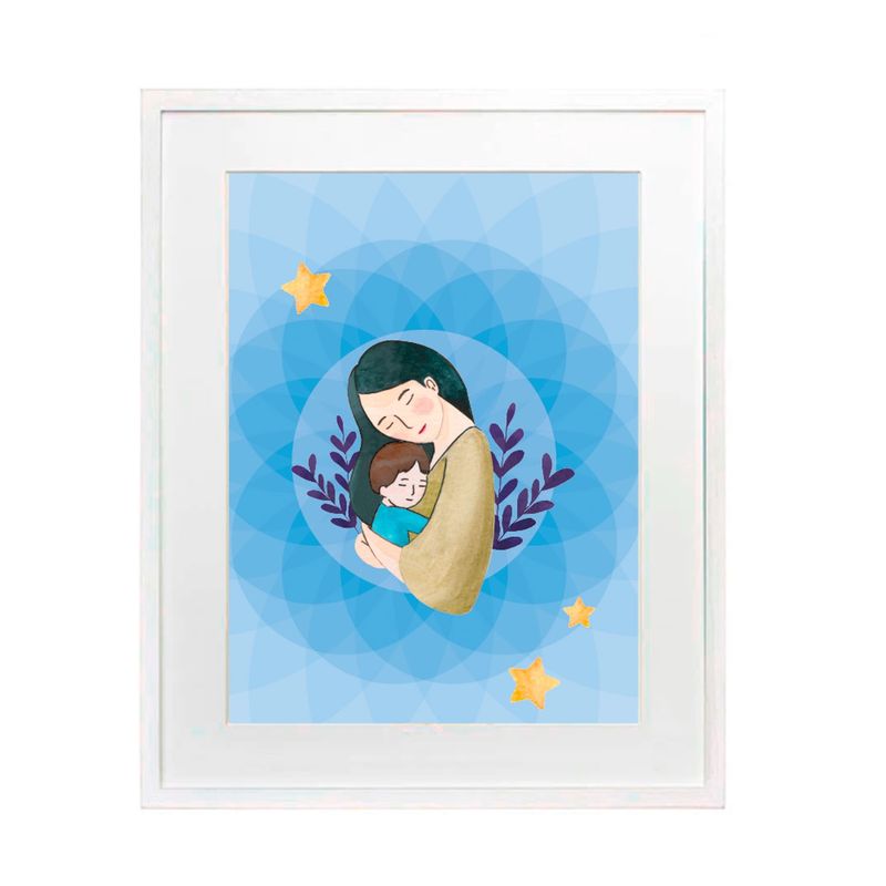 DE PIES A CABEZA - Cuadro Niño Grande Diseño 2