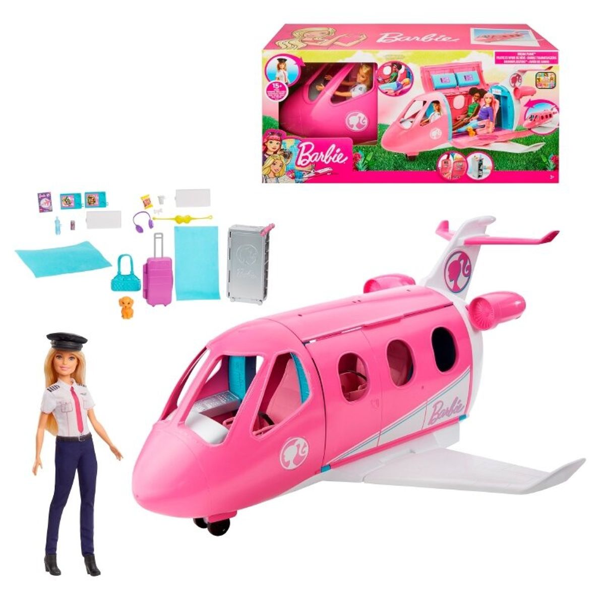 BARBIE - BARBIE EXPLORA Y DESCUBRE JET DE AVENTURAS