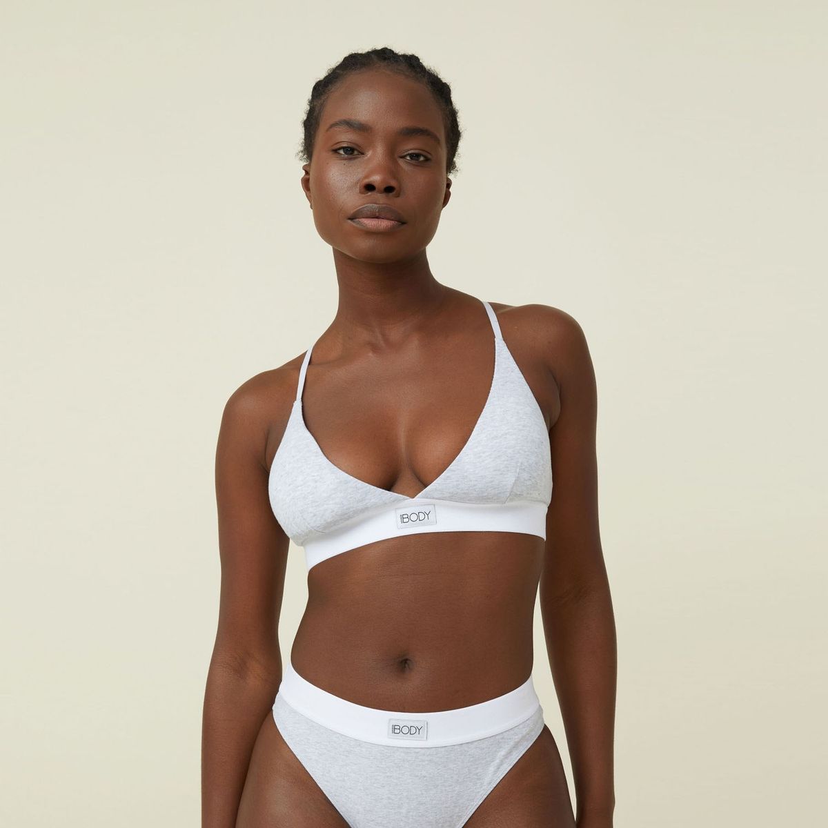 COTTON ON - Bralette Triángulo Algodón Orgánico Mujer Cotton On