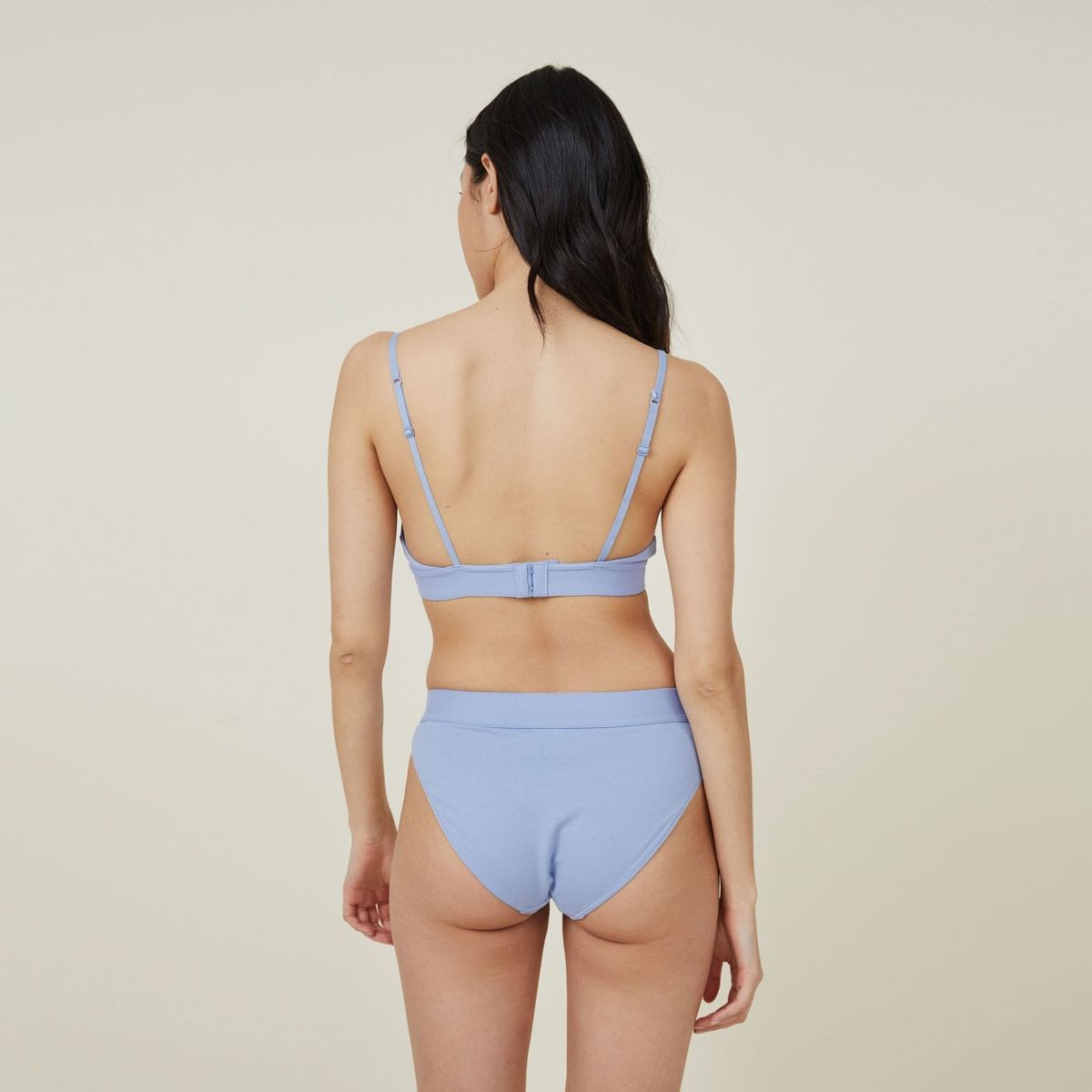 COTTON ON - Bralette Triángulo Algodón Orgánico Mujer Cotton On