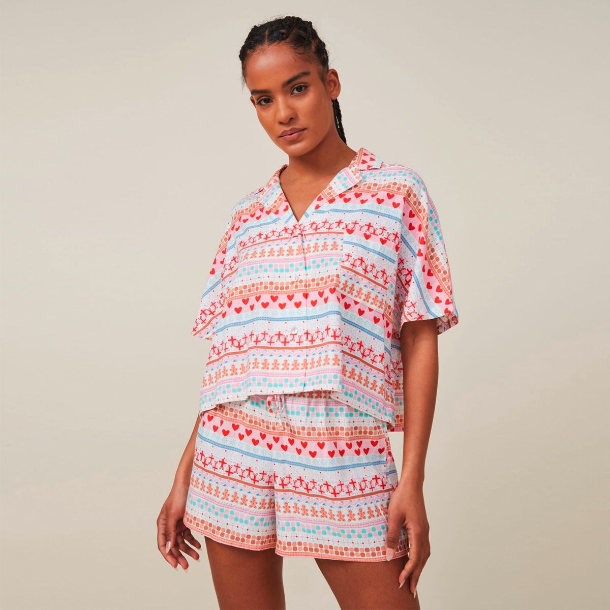 COTTON ON - Pijama Set - Lino Mujer Cotton On