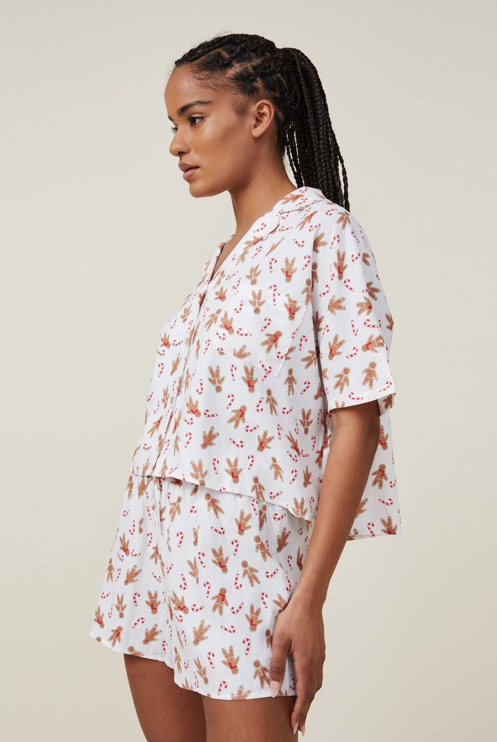 COTTON ON - Pijama Set - Lino Mujer Cotton On