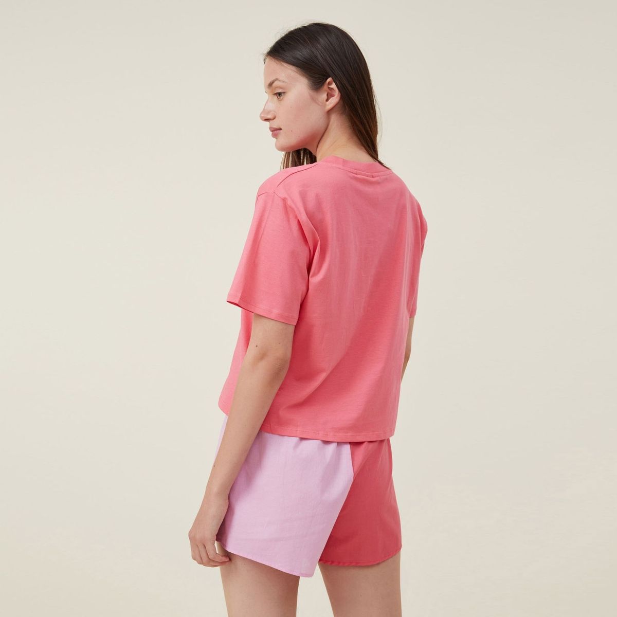 COTTON ON - Short de Pijama - Body Branded Mujer Cotton On