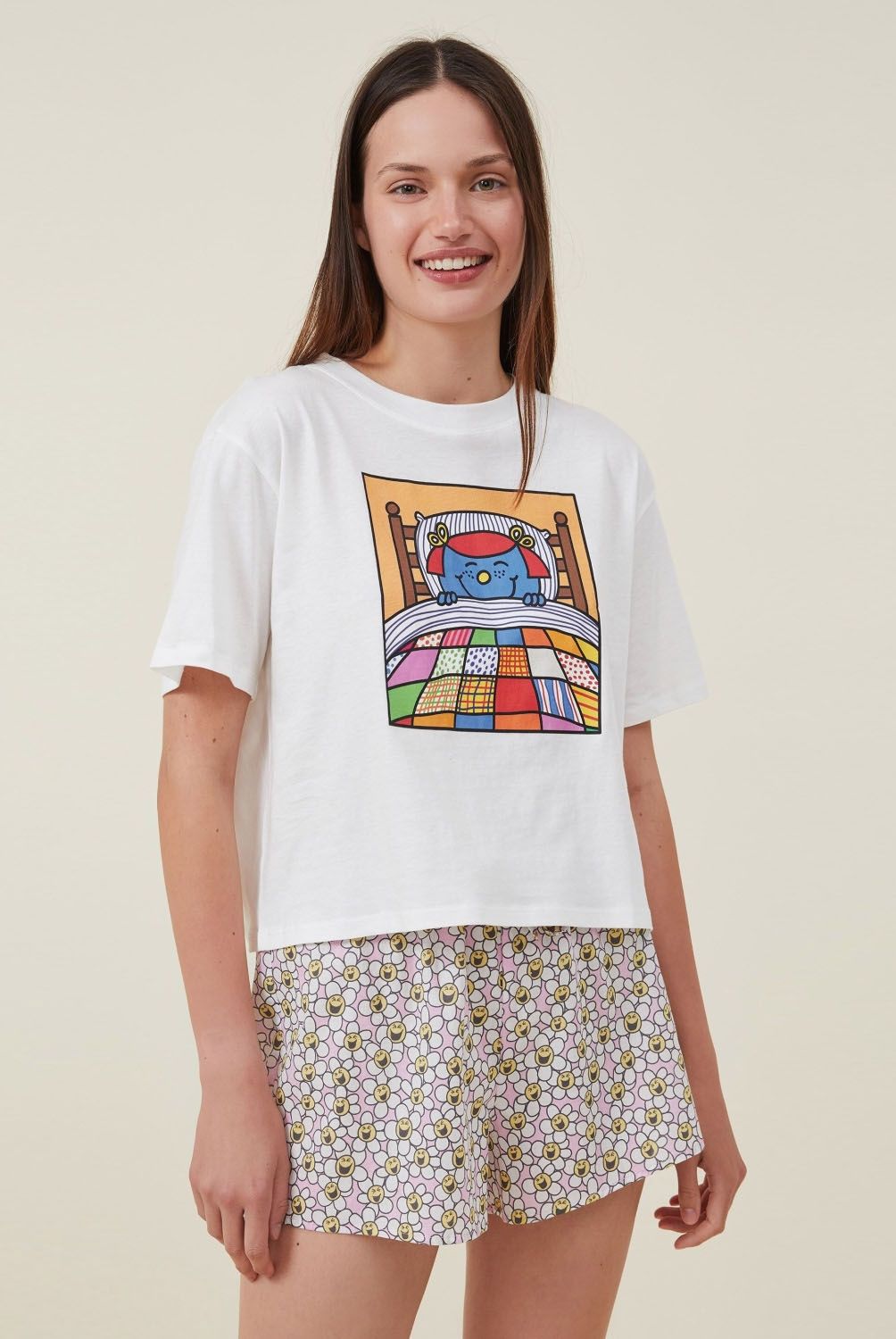 COTTON ON - Top de Pijama - Bed Tee Mujer Cotton On