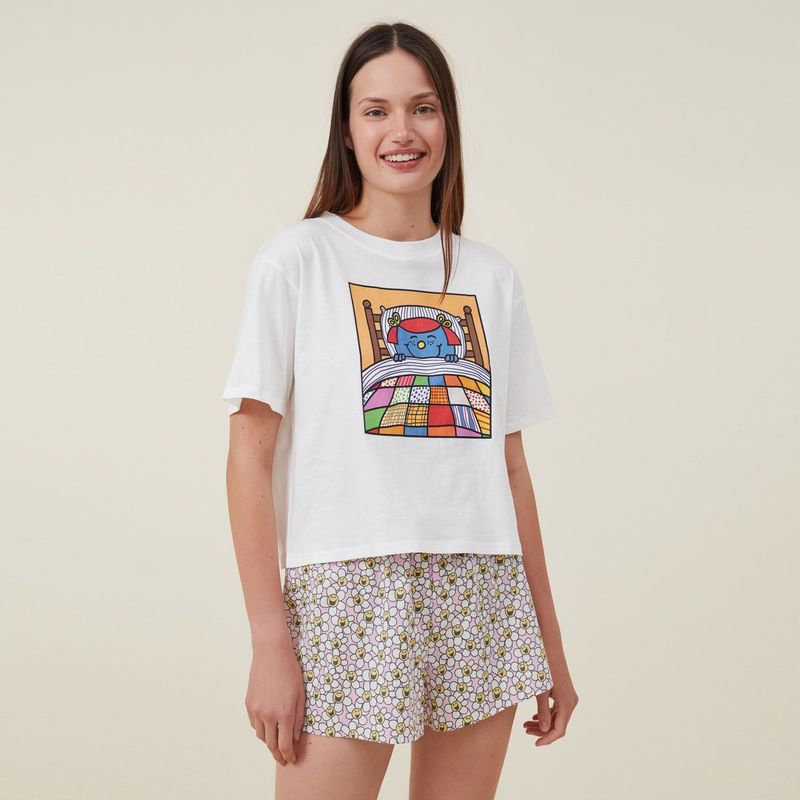 COTTON ON - Top de Pijama - Bed Tee Mujer Cotton On