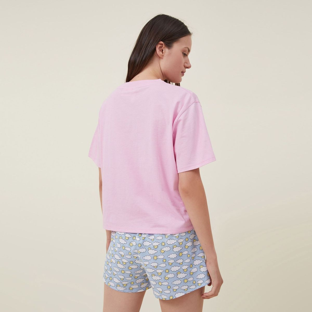 COTTON ON - Top de Pijama - Bed Tee Mujer Cotton On