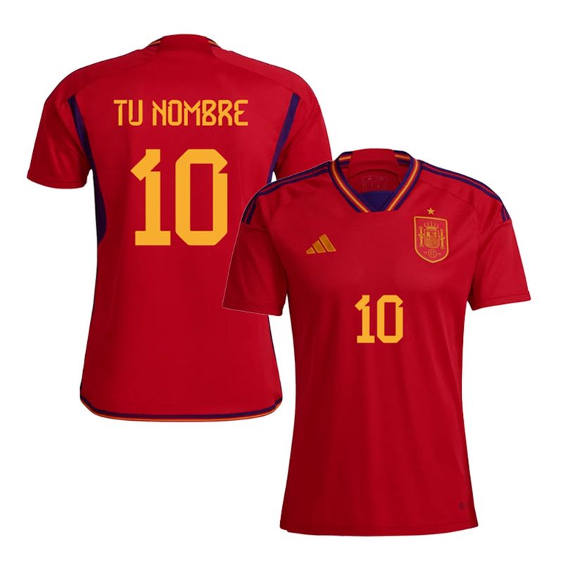 ADIDAS - Camiseta De Fútbol Personificable España Local Hombre Adidas