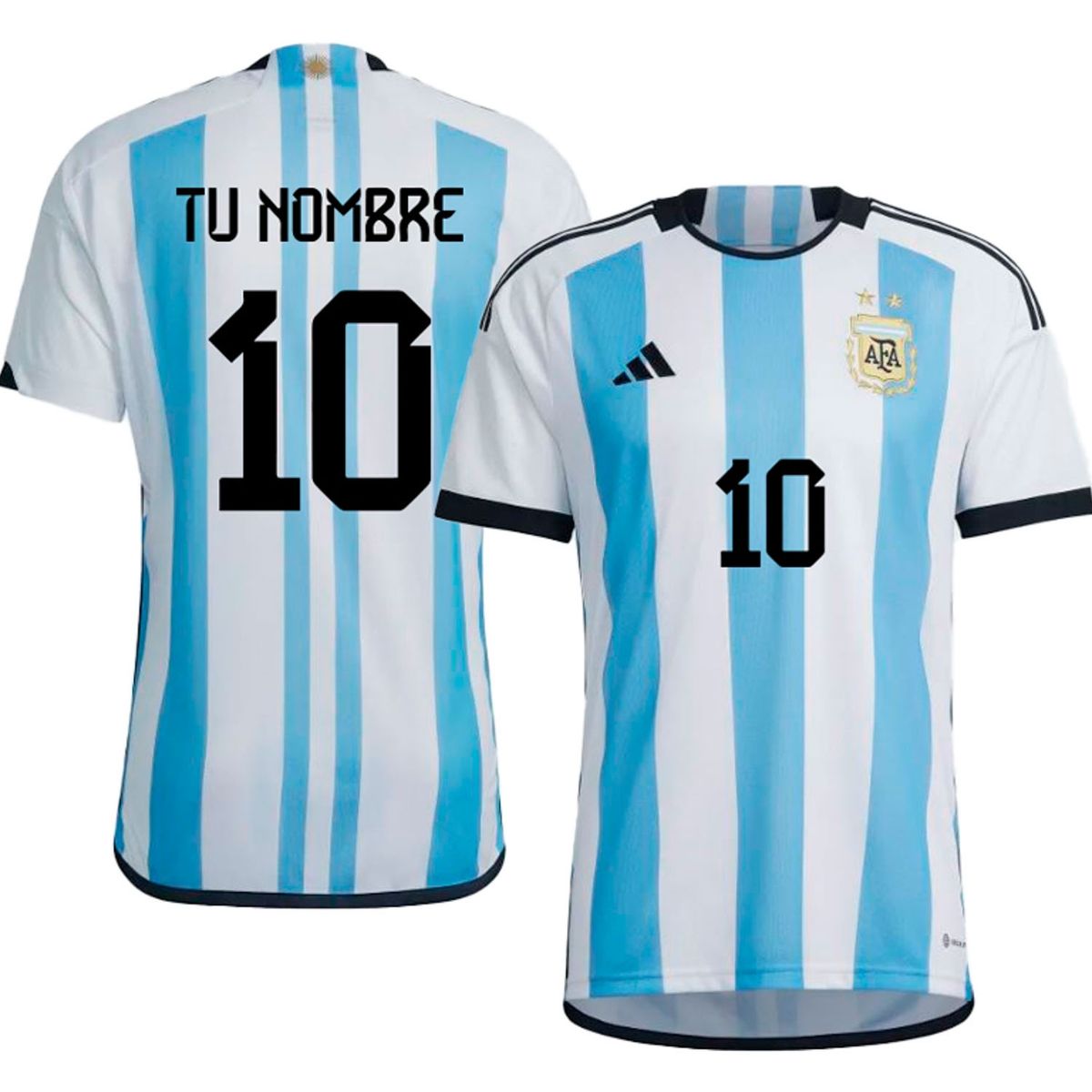 ADIDAS - Camiseta De Fútbol Personificable Argentina Local Hombre Adidas