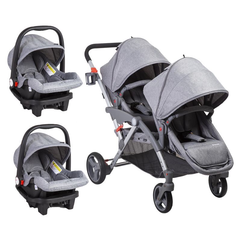 BEBESIT - Coche Duo Lx Gris Bebesit