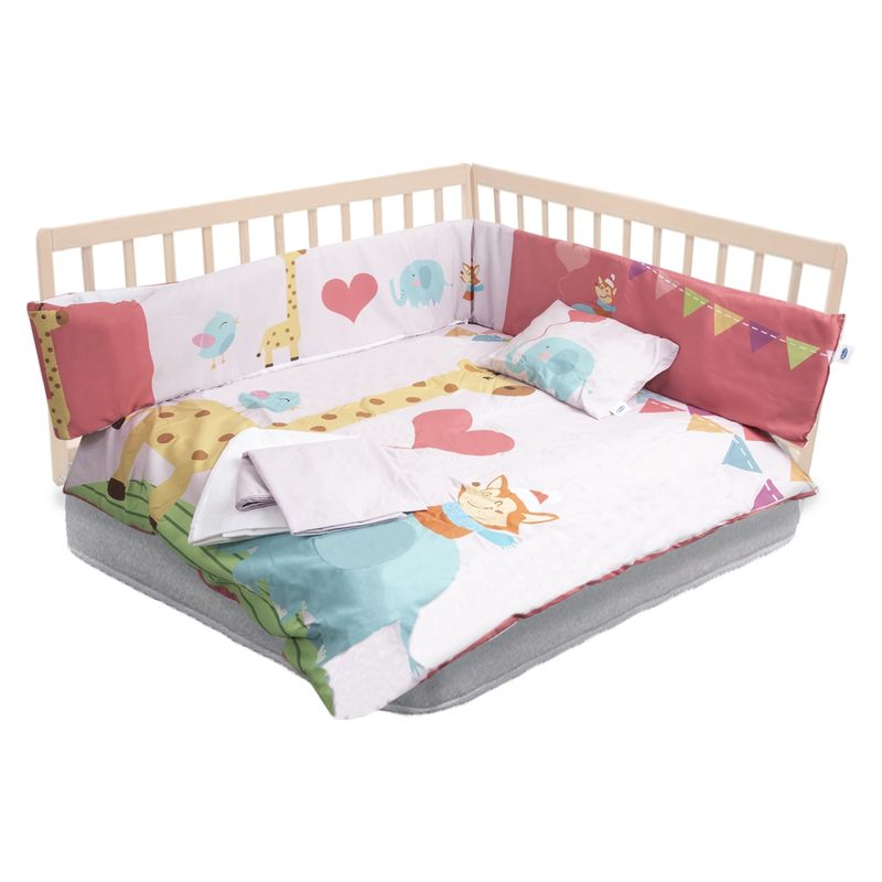 BEBESIT - Set de Cuna Jirafa 5 Piezas Bebesit