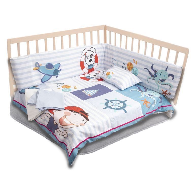 BEBESIT Set Cuna Perrito Marino