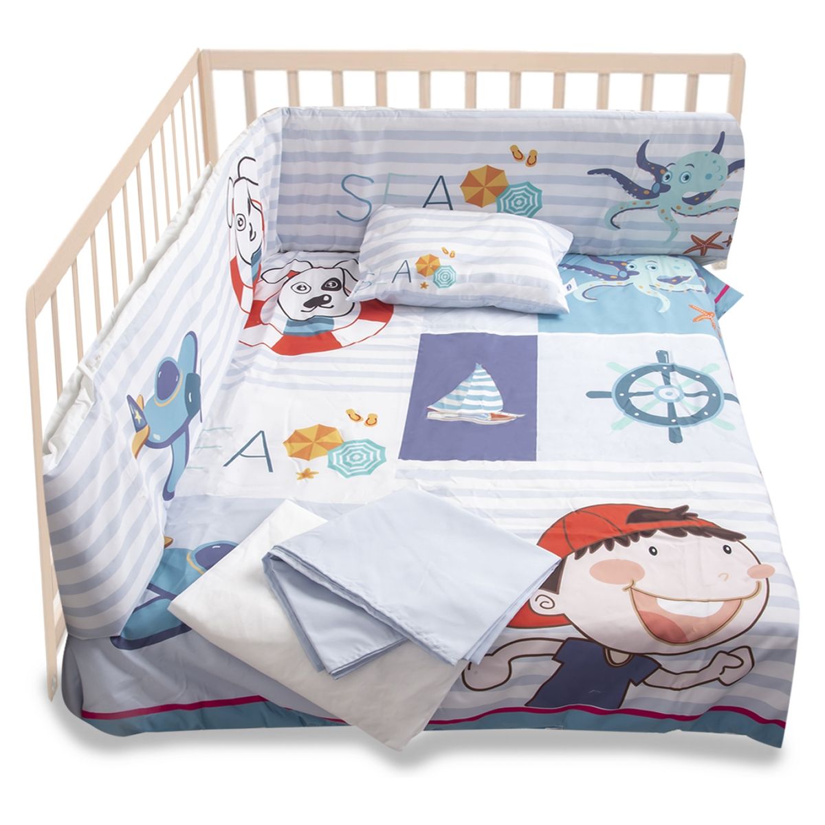 BEBESIT - Set Cuna Perrito Marino Bebesit